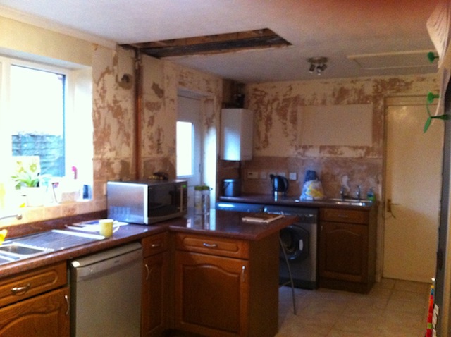 Neil and Sarah Waring, kitchen, cheadle before 2