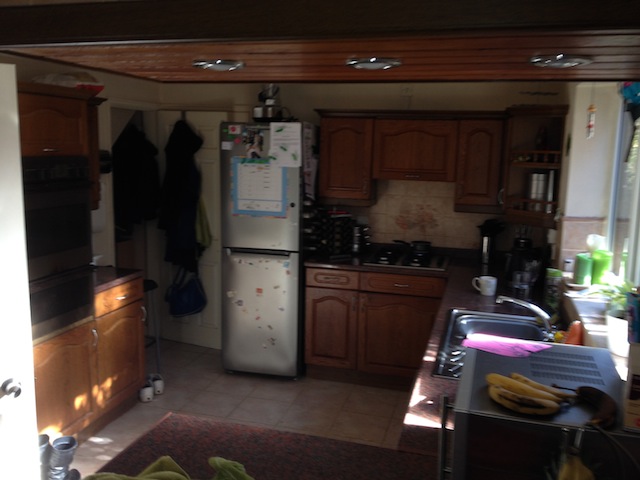 Neil and Sarah Waring, kitchen, cheadle  before 3